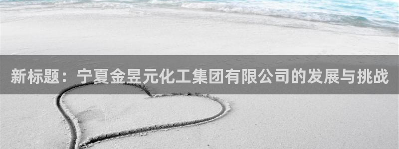 球盟会下款快吗：新标题：宁夏金昱元化工集团有限公司的发展与挑