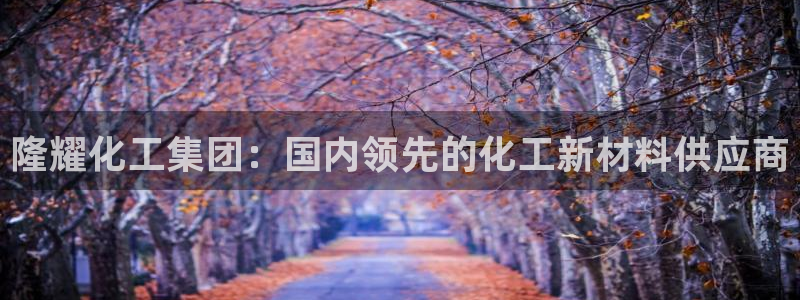 球盟会qm9：隆耀化工集团：国内领先的化