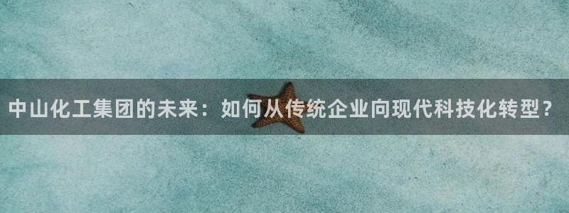 球盟会电子好下吗：中山化工集团的未来：如