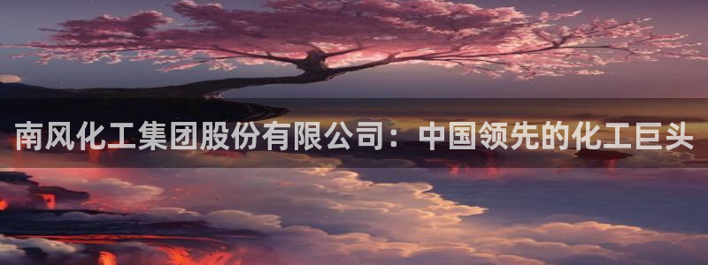 球盟会能退钱吗知乎：南风化工集团股份有限公司：中国领先的化工