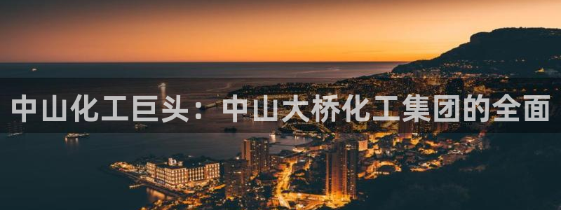 球盟会类似的网站：中山化工巨头：中山大桥化工集团的全面