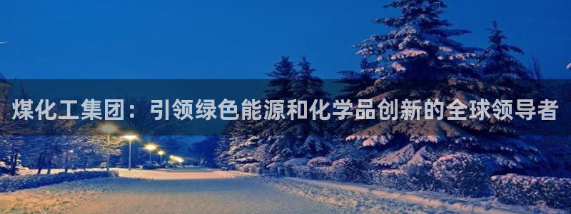千亿球盟会：煤化工集团：引领绿色能源和化学品创新的全球领导者
