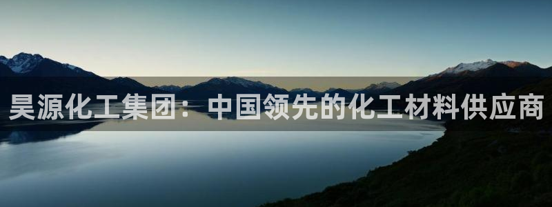球盟会qmh网页版登录：昊源化工集团：中国领先的化工材料供应