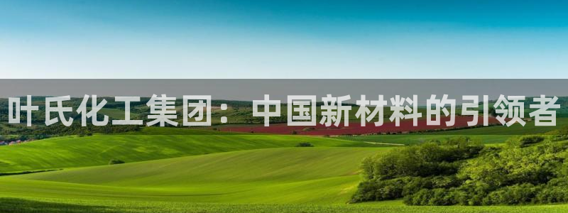 球盟会官方最新入口：叶氏化工集团：中国新材料的引领者