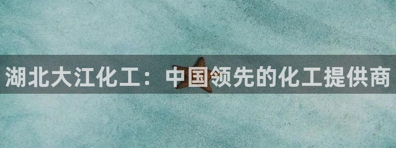 球盟会登陆中心：湖北大江化工：中国领先的化工提供商