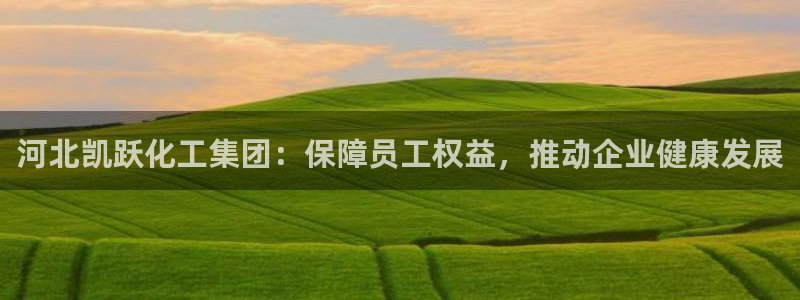 球盟会封禁：河北凯跃化工集团：保障员工权